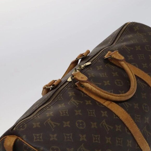 LOUIS VUITTON Monogram Keepall 50 Boston Bag M41426 LV Auth - Picture 7 of 16